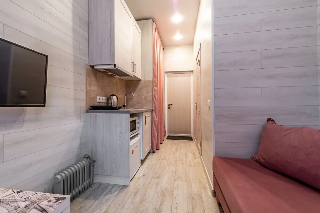 Квартира Квартира Студия рядом с метро Удельная и центром Алмазова — Санкт-Петербург