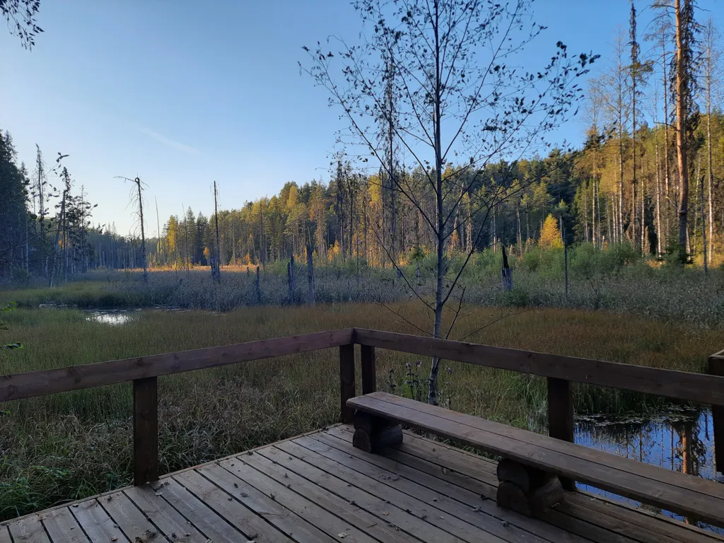 Домик с видом на озеро