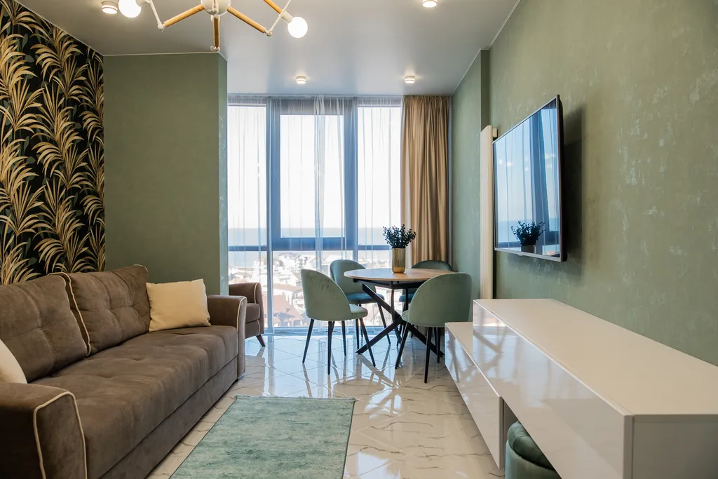 Квартира Квартира Апартамент Морская Симфония с видом на море — Адлер