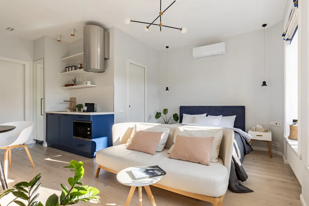 Квартира Квартира Красивая студия в тихом дворе пешком от Московского вокзала — Санкт-Петербург