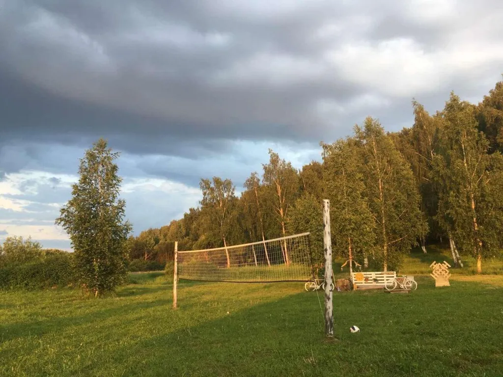 Домик на берегу Оки в сельской усадьбе Варежка