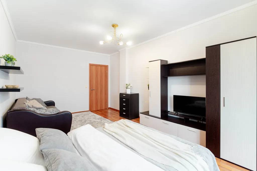 Светлая квартира для 4 гостей с полной комплектацией