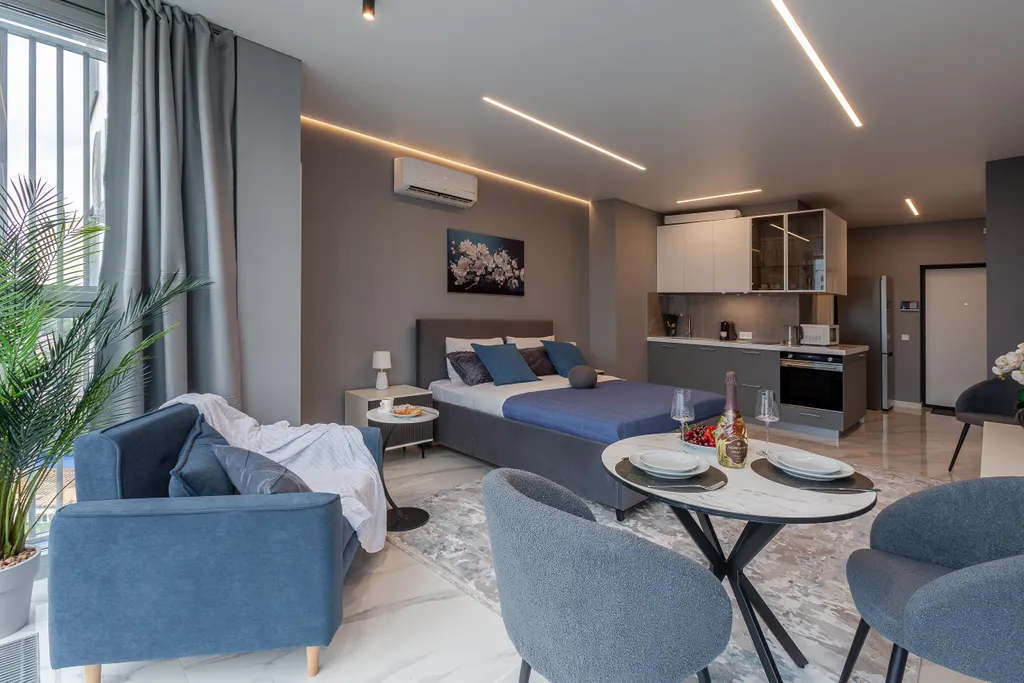 Nebo - новая, стильная студия в ЖК Галактика, в центре города