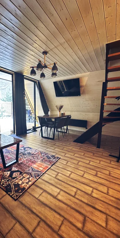 Уютный дом в стиле A-frame