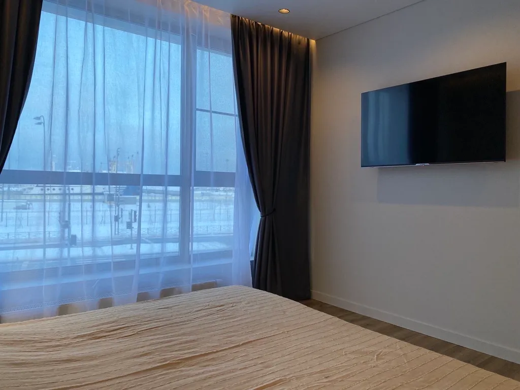 Премиальная дизайнерская квартира с панорамным видом на Финский залив