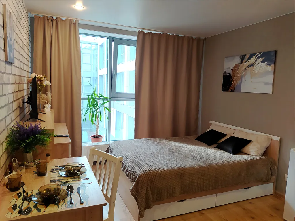 Квартира Апарт-студия с дизайн ремонтом — аренда посуточно в Парголово