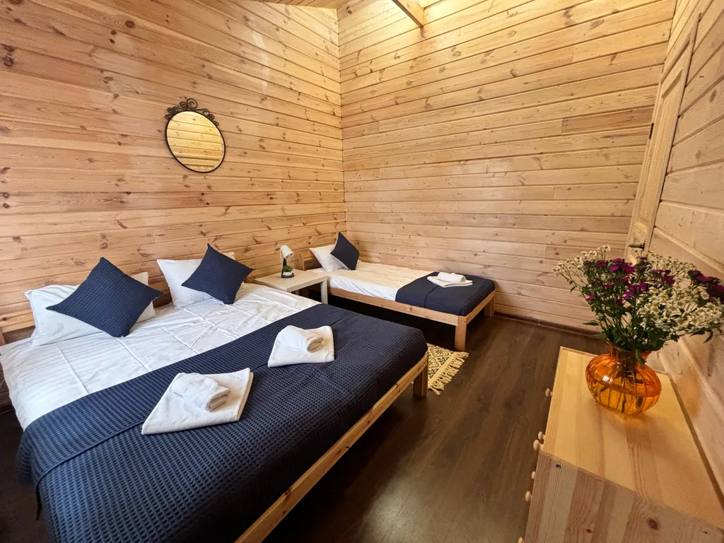 Коттедж Ладожские дюны, комфортный дом с панорамными окнами до 7-ми гостей — Ларионово