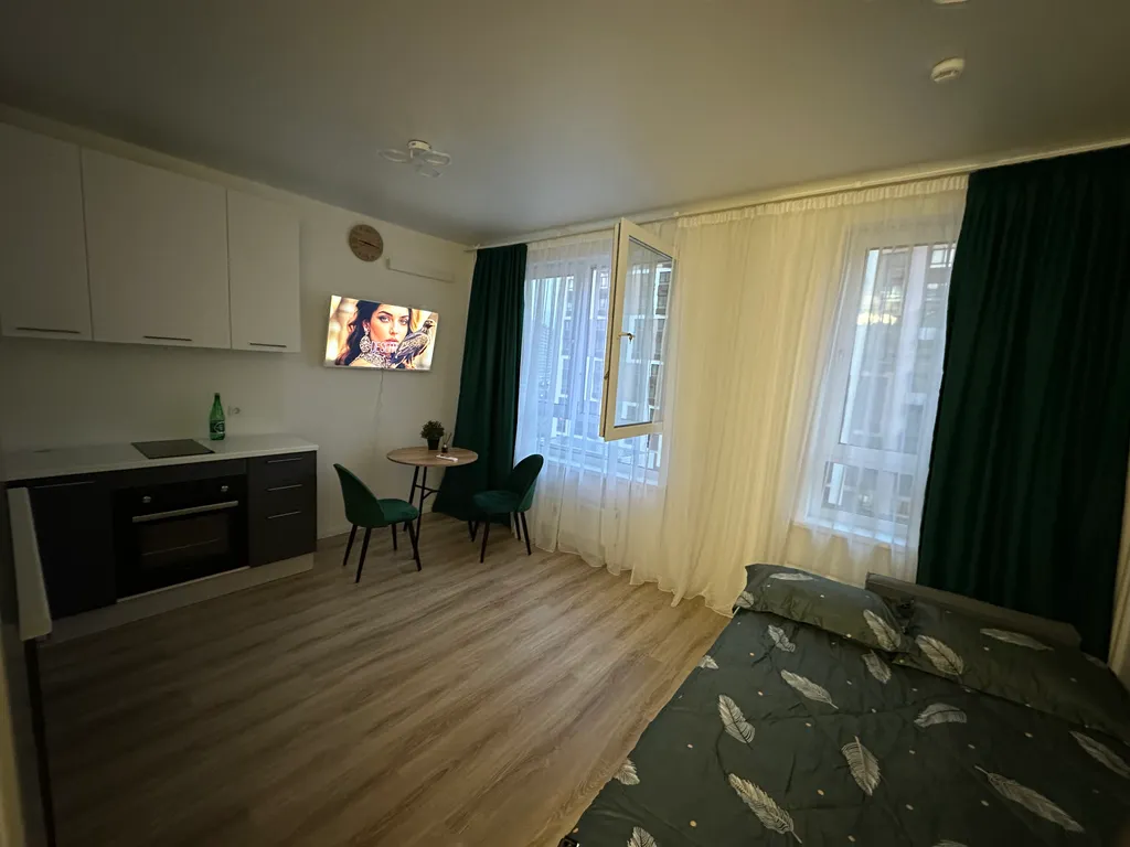 Квартира Квартира Уютная студия в новом ЖК рядом с метро Домодедовская — Мисайлово