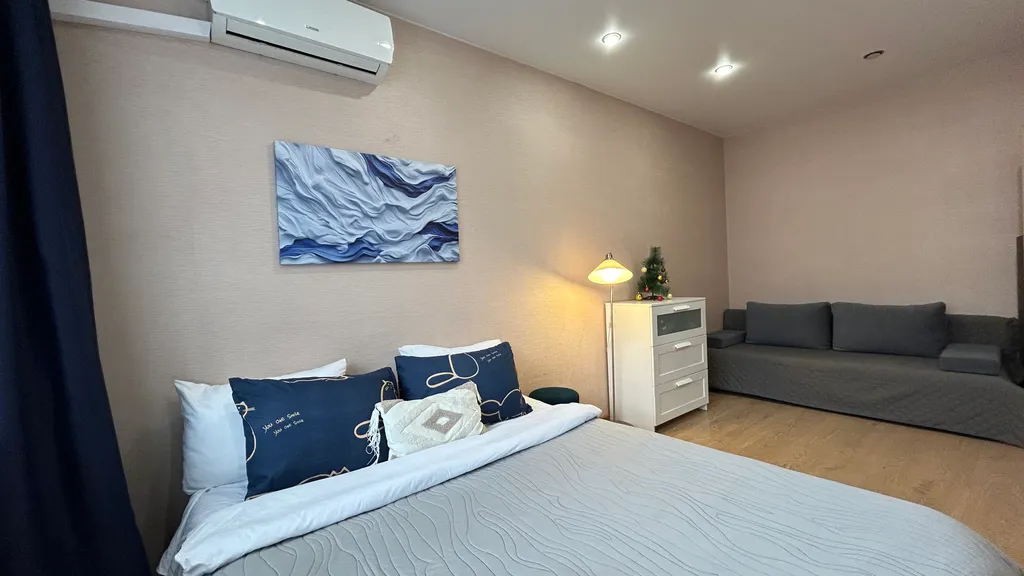 Квартира Уютные апартаменты c открытым балконом для курения — Краснодар