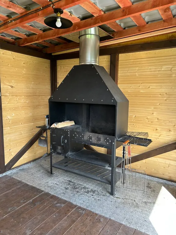 Уютный дом с баней и чаном