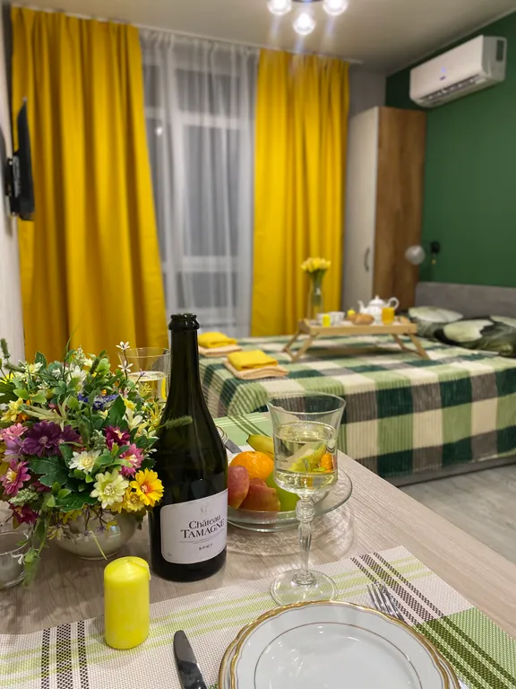 Уютная квартира в центре города Romantic house green