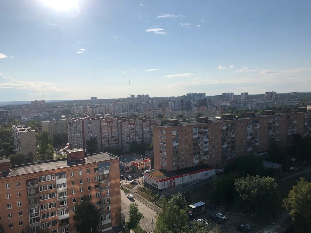 Уютная квартира с видом на весь город и пруд Ижевска