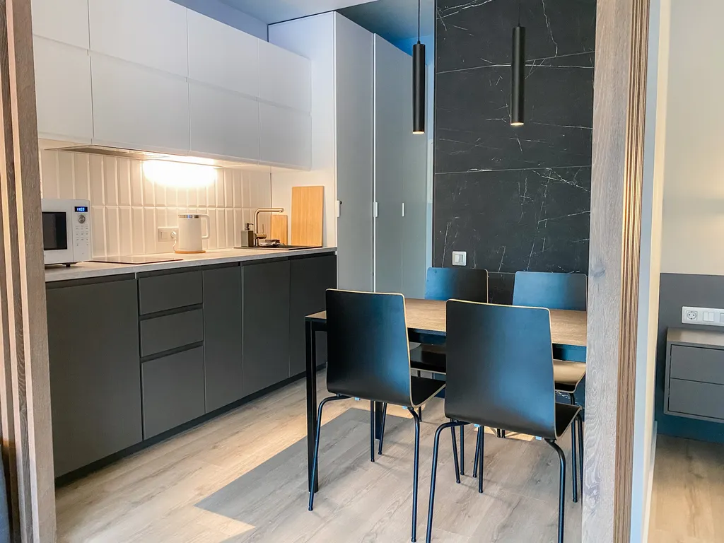 Апартаменты с террасой с панорамным видом на горы