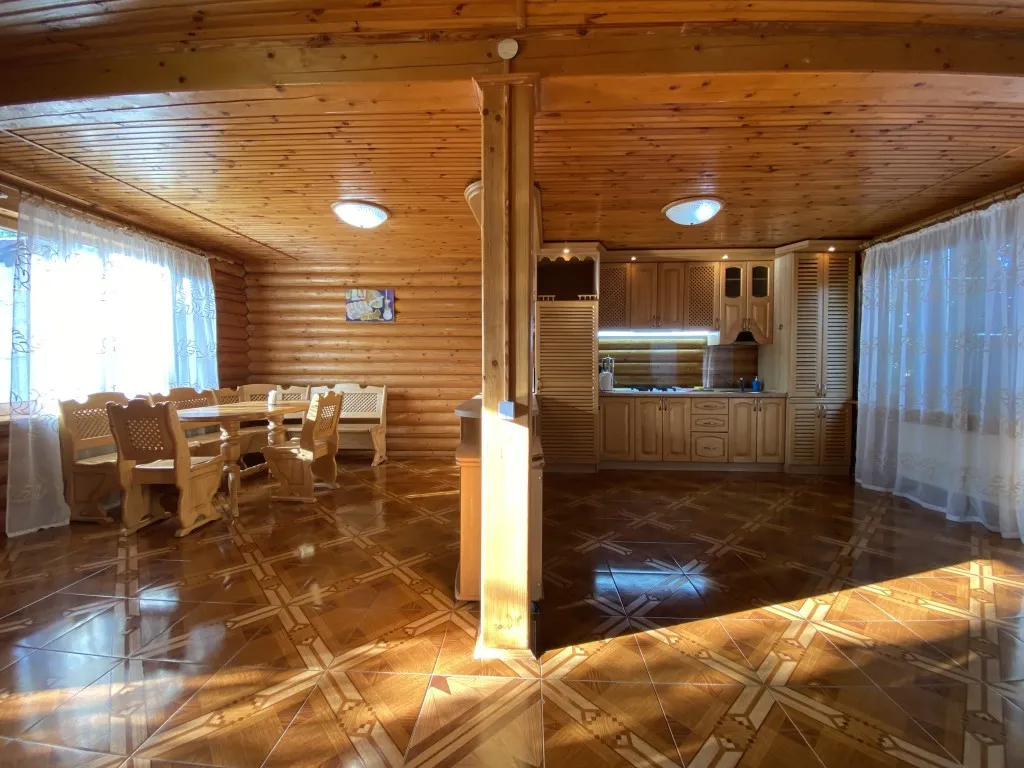 Сруб c бассейном и сауной