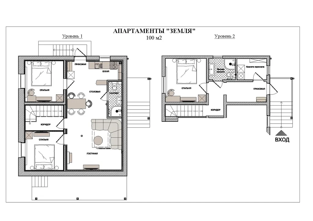 Квартира 3-комнатная Квартира — Иннолово