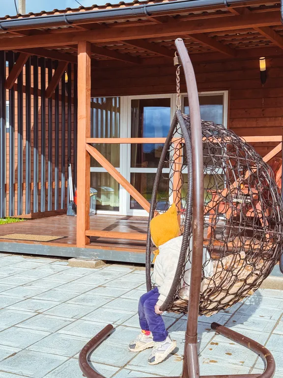 Коттедж Дом мини-дом с террасой и отдельной беседкой для шашлыка — Зеленоградск