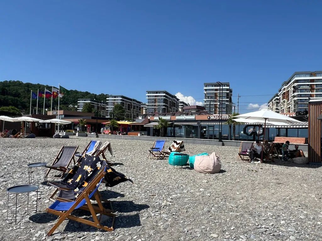 Первая береговая моря - студия с шикарной террасой