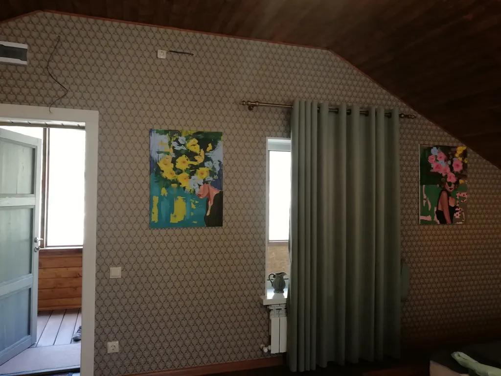 Уютная студия люкс с панорамными окнами с видом на горы