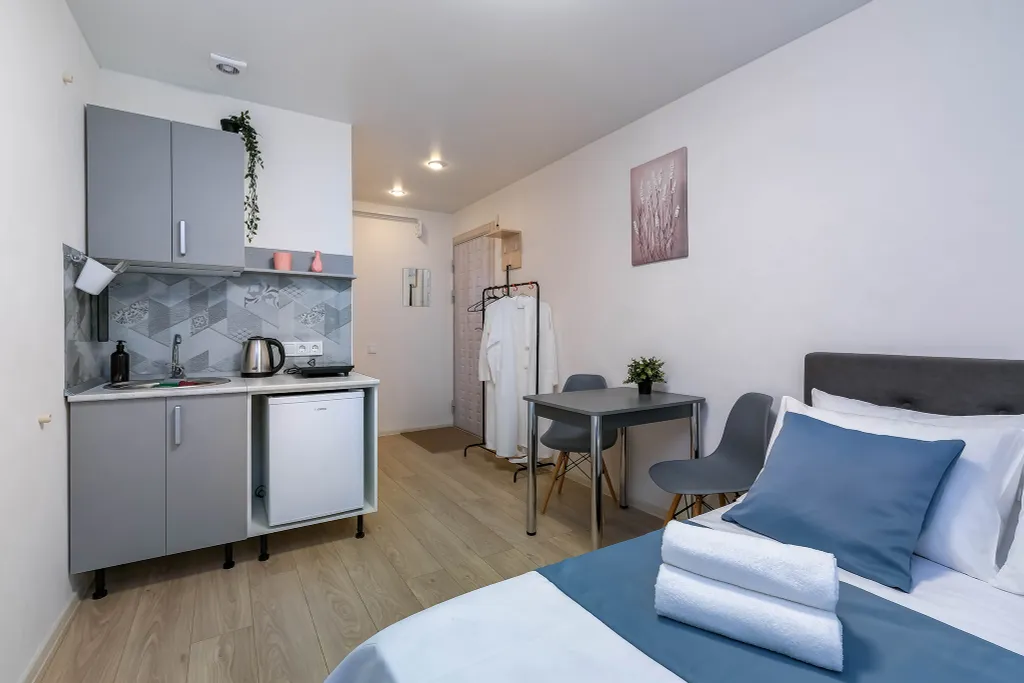 Современная уютная студия рядом с метро Студенческая и ЛДС- Арена