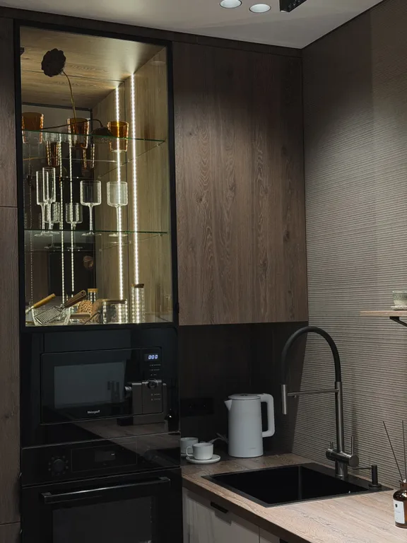 Квартира студия с дизайнерским ремонтом