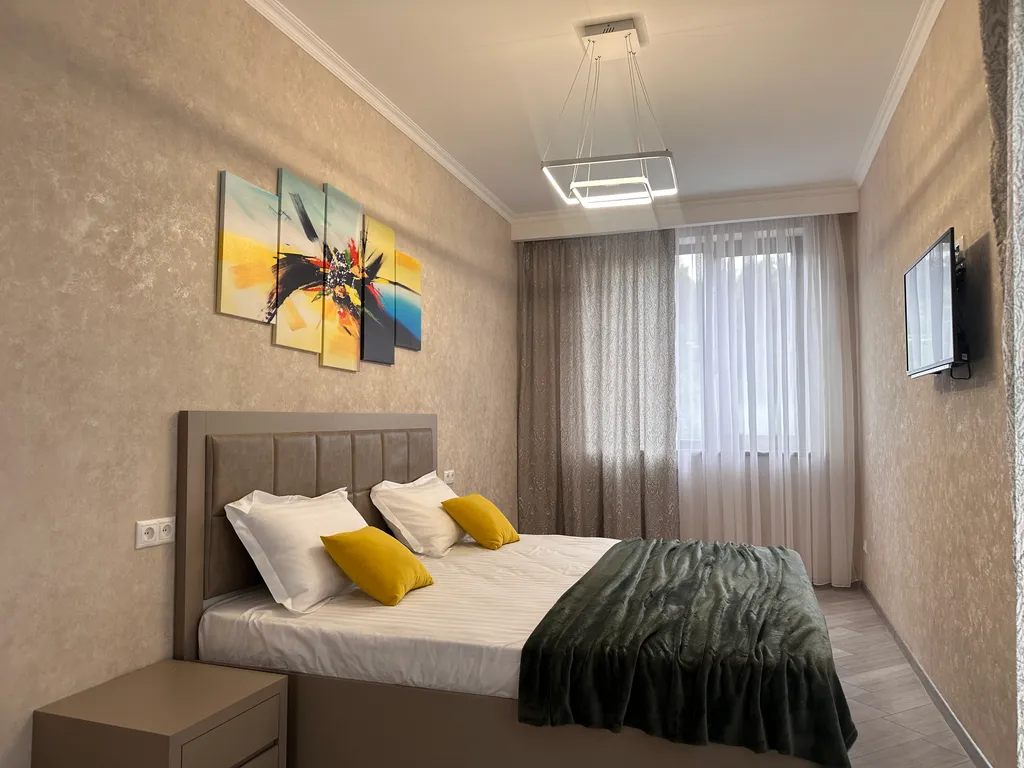 Апартамент с видом на горы и большой террасой