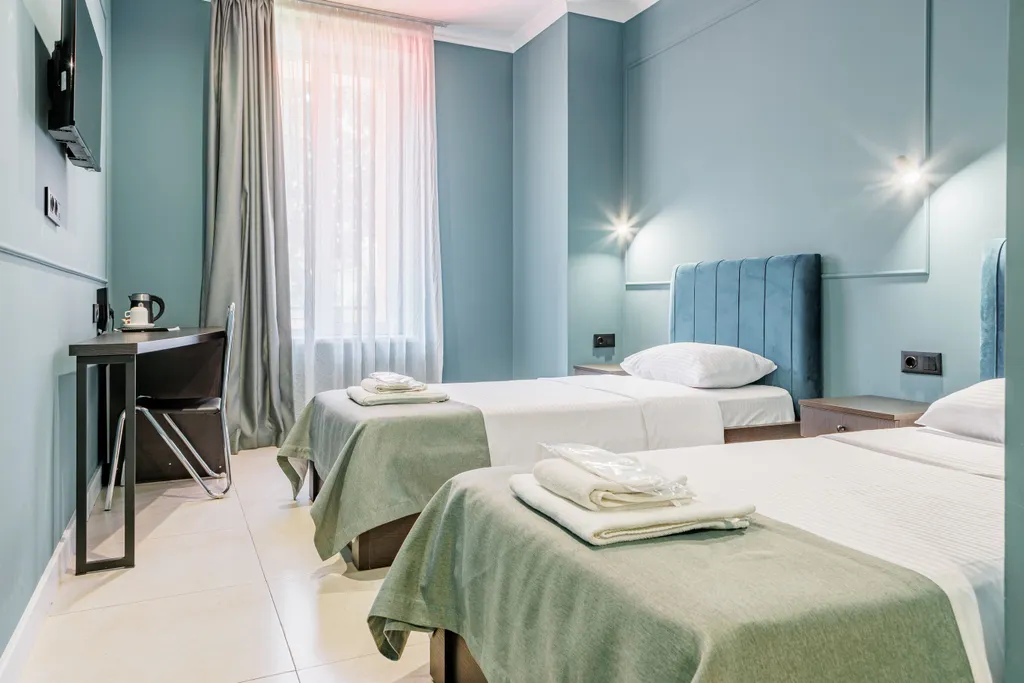 Стандартный номер с 1 или 2 кроватями, завтрак включен