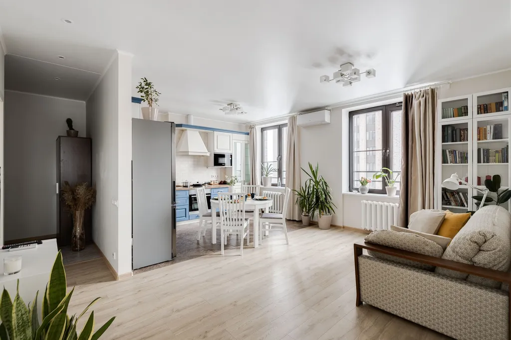 Квартира Премиальные апартаменты Family с 2 отдельными спальнями в небоскребе — Москва