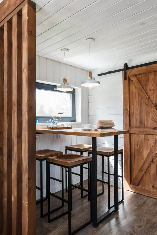 Коттедж Тини Хаус с мансардным окном от Дом Шелуха (Sheluha house) — Можайск