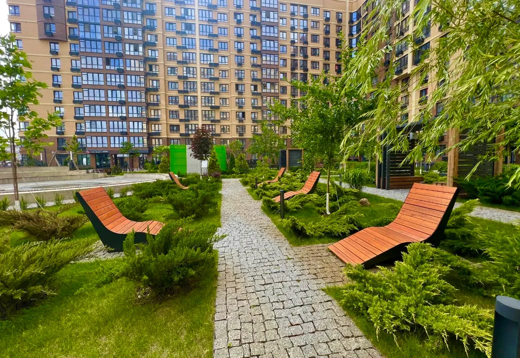 Квартира Квартира Уютная студия в элитном ЖК в районе ККБ — Краснодар