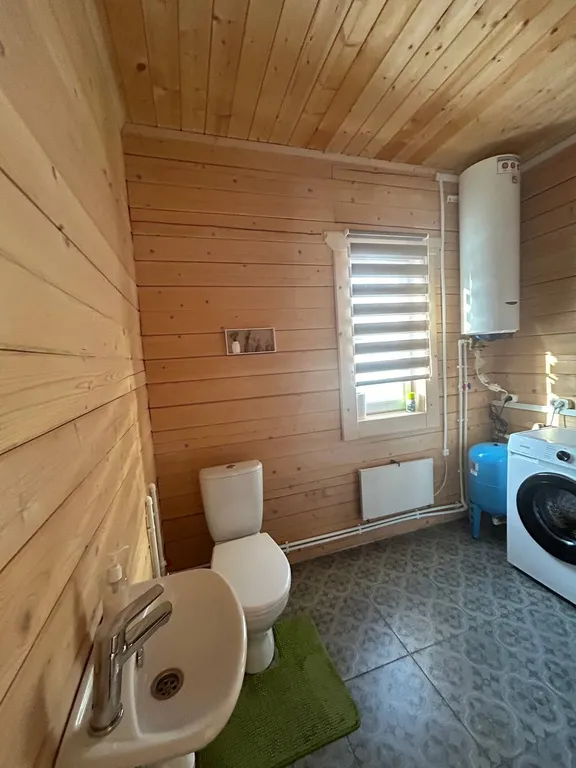 Дом с баней и крытой террасой