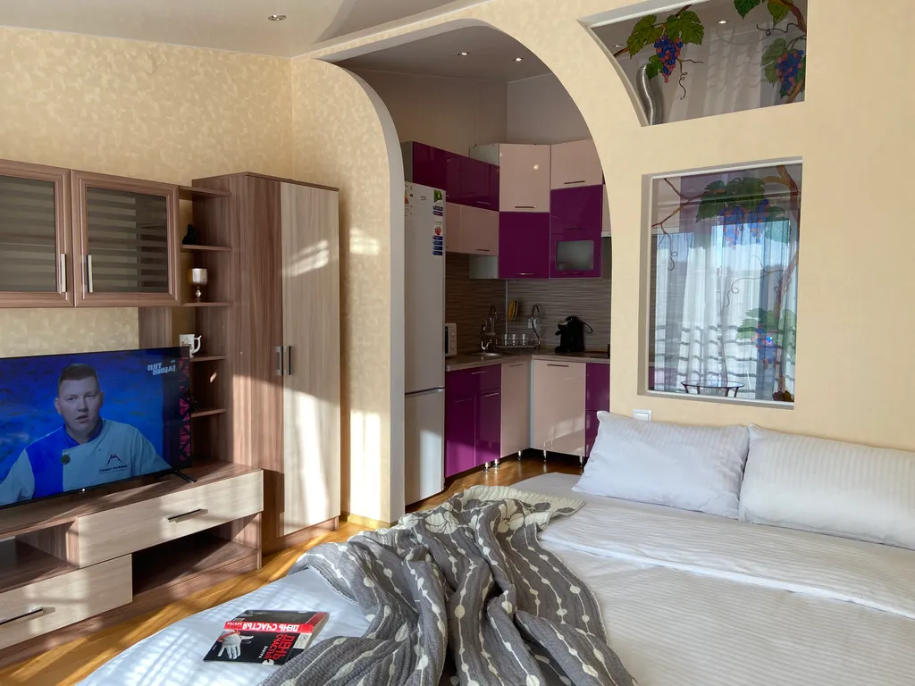 Уютная студия с панорамным видом на закаты..