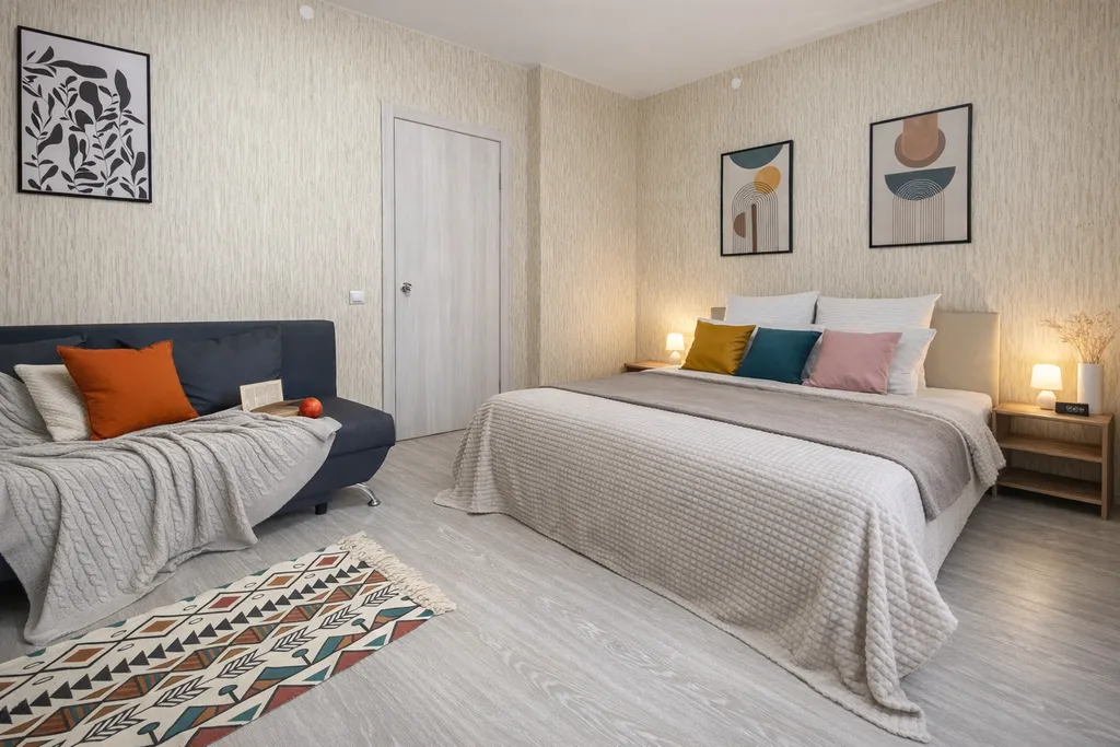 2шка с изолированными спальнями в 5ти минутах от центра и жд вокзала