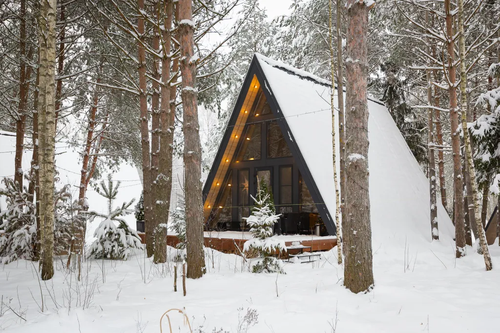 Домик A-Frame без купели 60 м2