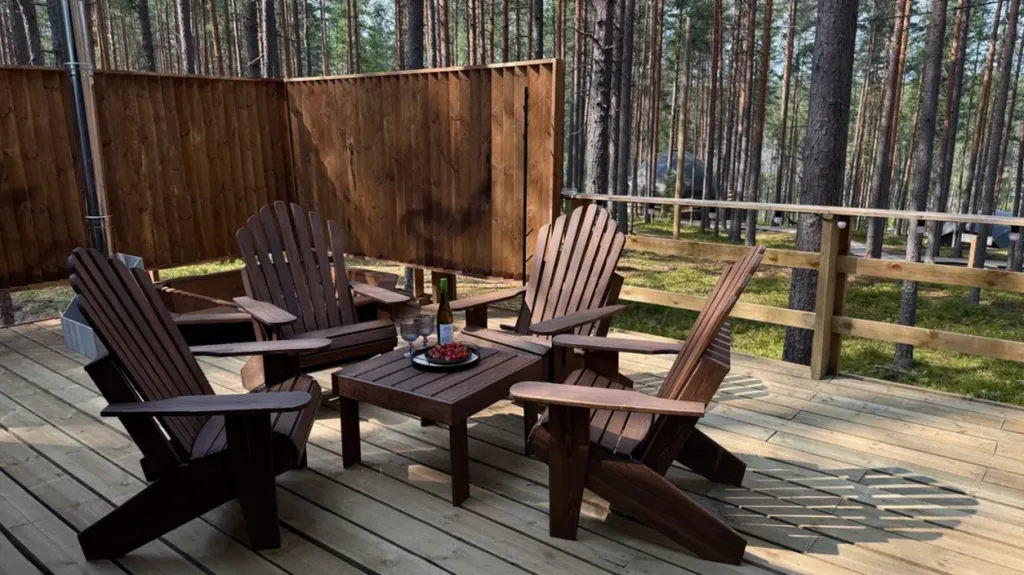 Коттедж Лесной дом лодж с купелью — Четверяково