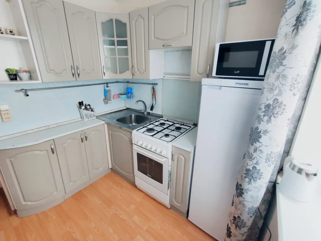 Однокомнатная квартира с панорамным балконом