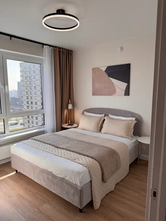 Квартира Евро-трёхкомнатная квартира с потрясающим видом на город у метро Аминьевская — Москва