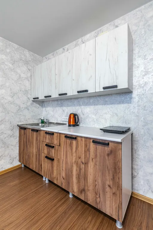 Квартира-студия с балконом для командированных и отдыха