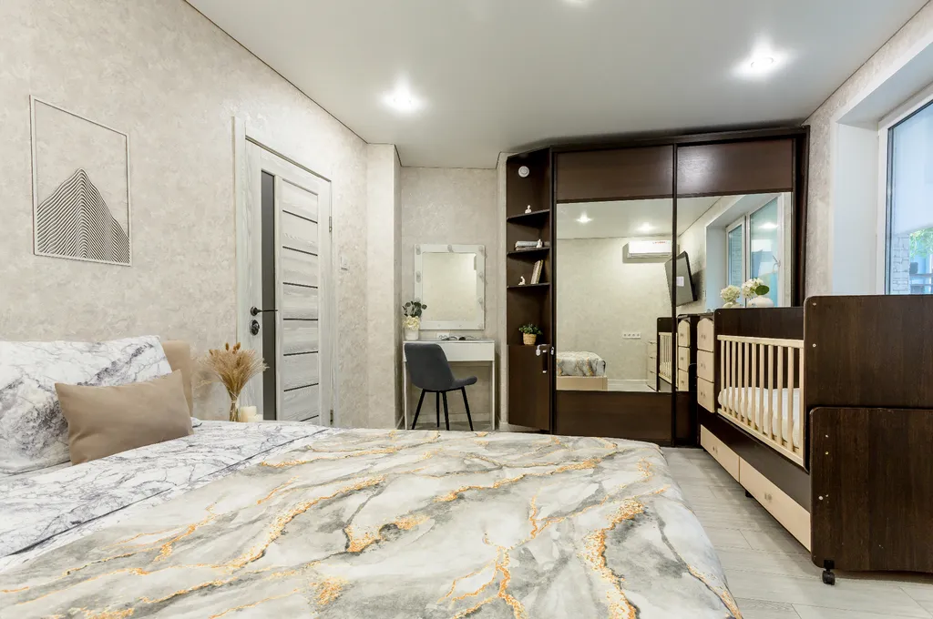 Уютная 2-комнатная квартира, 55 м², 3 кровати