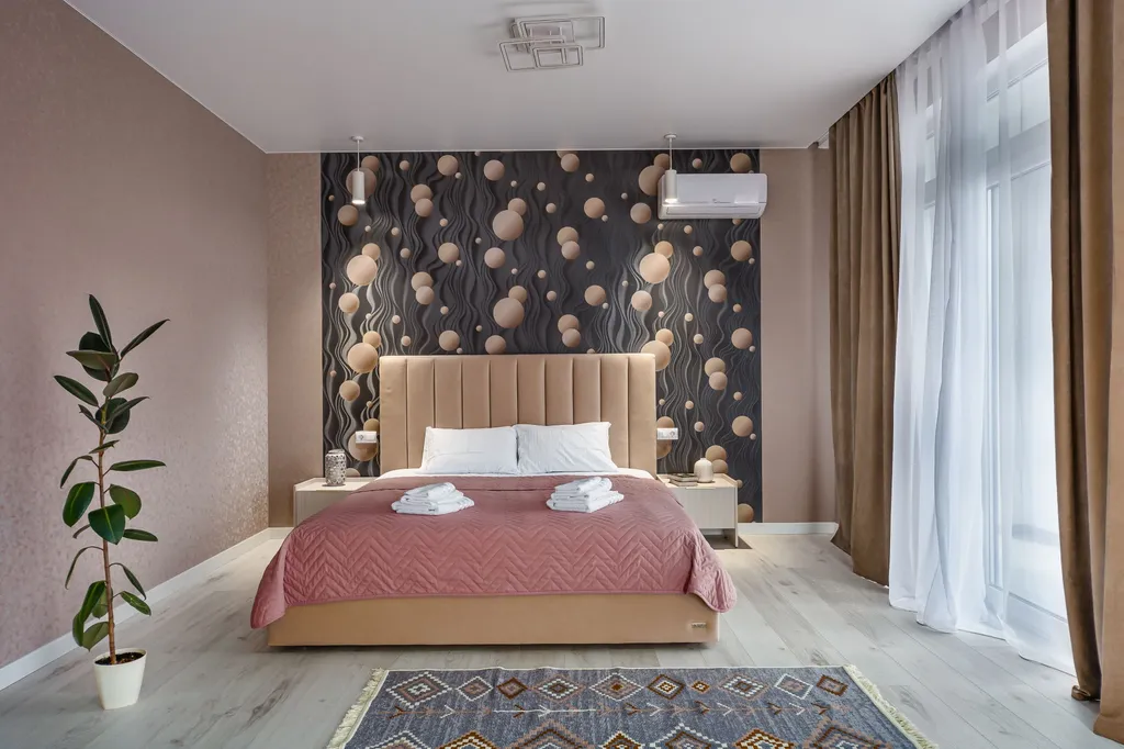 Дом с бассейном с видом на горы