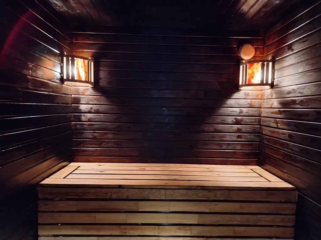 Дом на берегу с баней