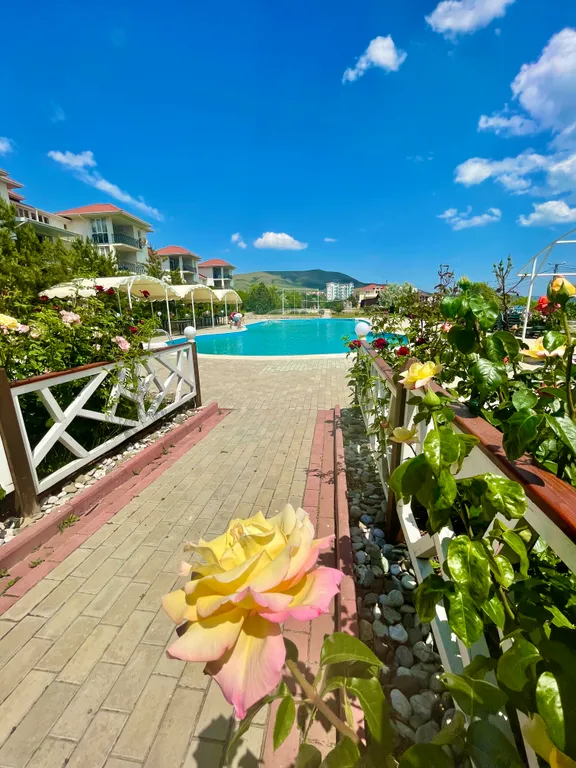 Апартаменты на первой линии с открытым балконом и видом на пляж