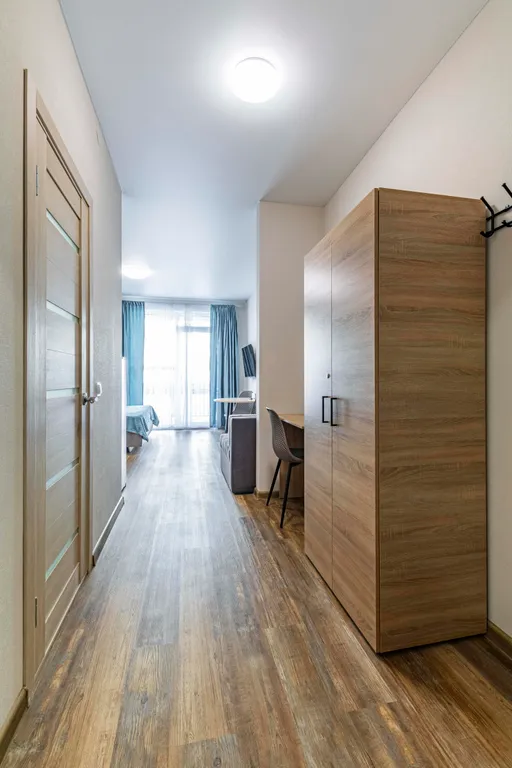 Студия с террасой и лаунж-зоной в центре