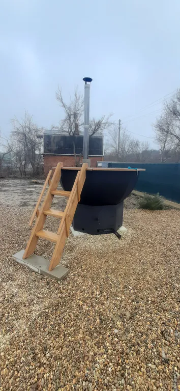 Коттедж Дом на природе с бассейном, русской баней и банным чаном — Афипский