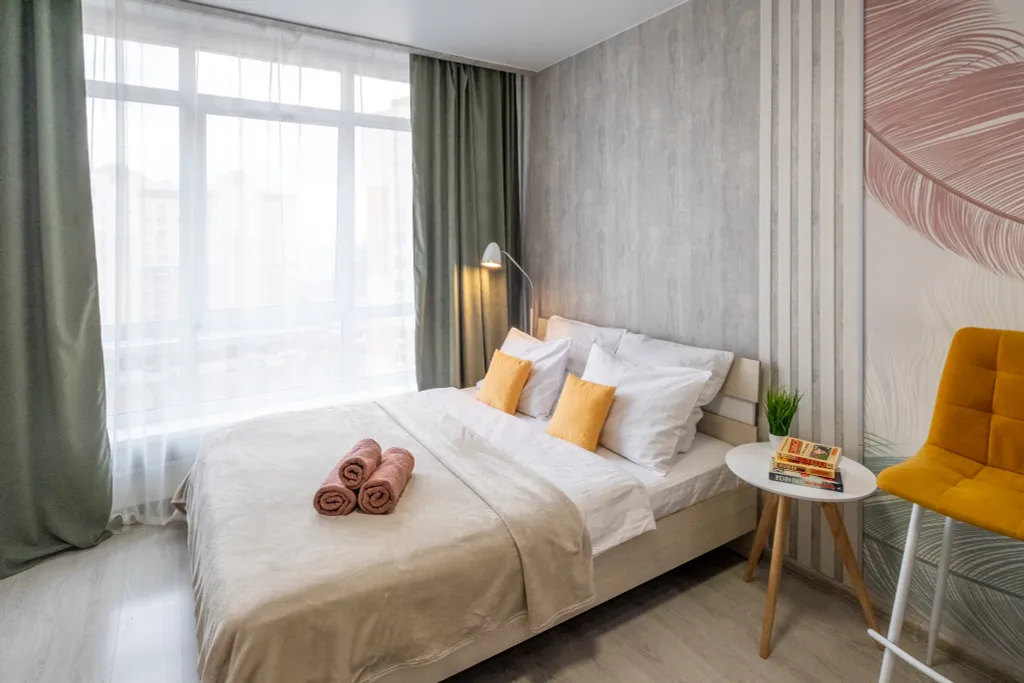 Студия в новом доме около кадетского училища