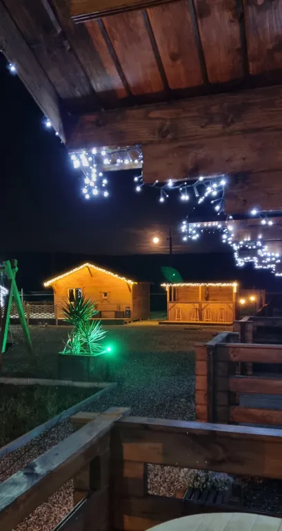 Семейный эко домик из дерева