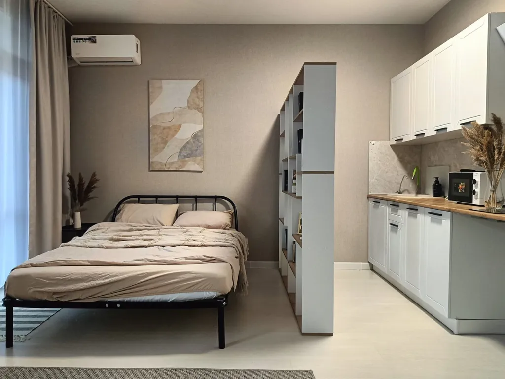 Уютная студия в самом центре на набережной, 5 минут от зоопарка