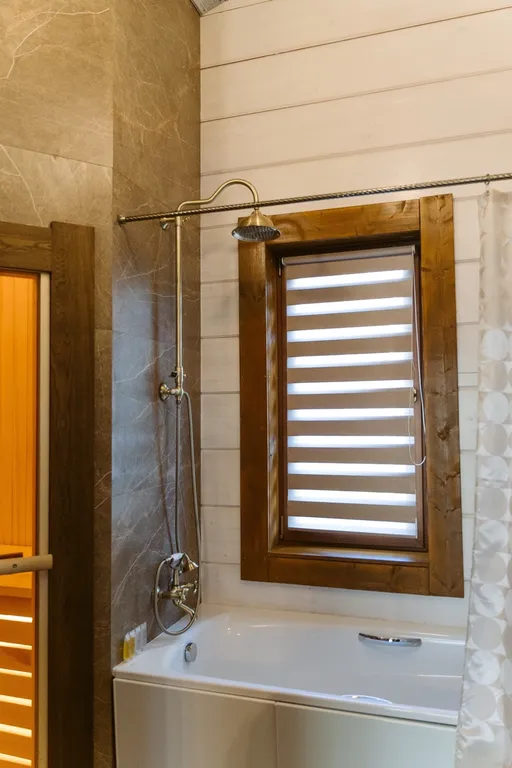 Дом с камином, сауной и купелью