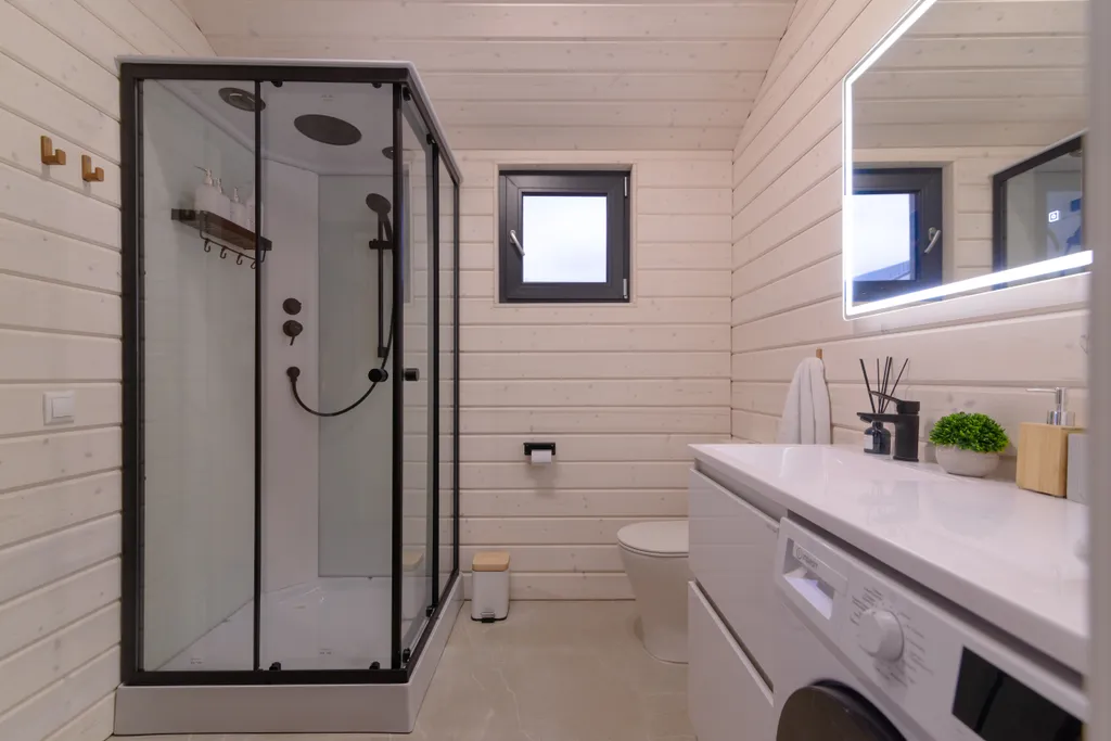 Шикарный дом с панорамной сауной и джакузи на террасе