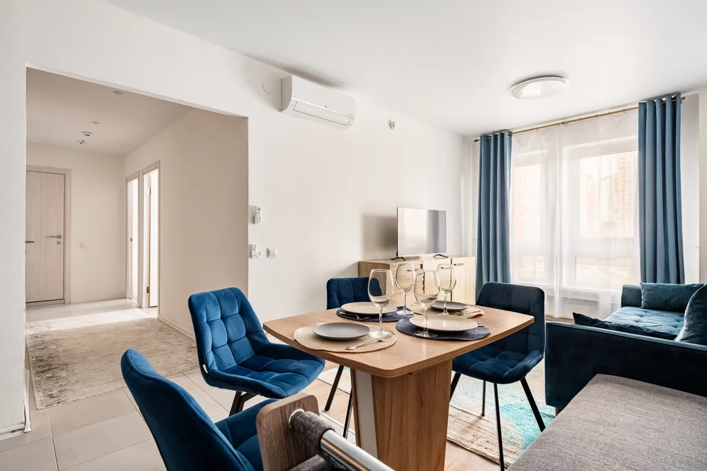 Квартира Квартира Большая Белая Кингсайз — Москва