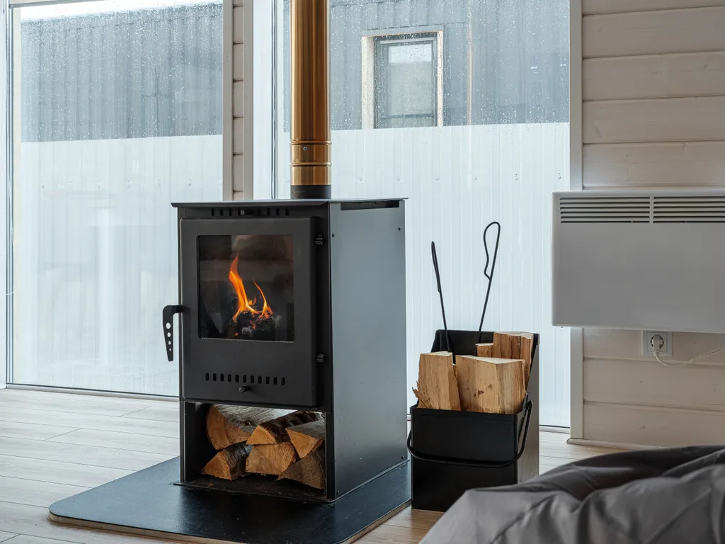 Уютный семейный дом с камином